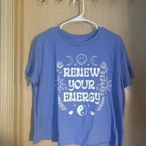 Grayson Threads Purple 'Renew Your Energy' Tee